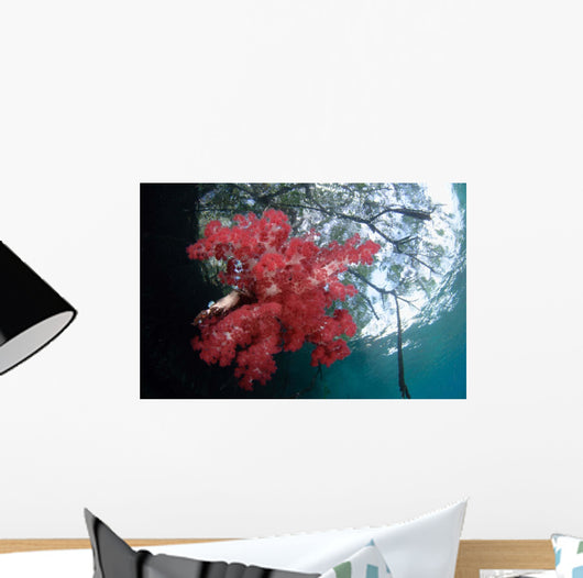 Soft Corals Growing Roots Wall Decal Design 1