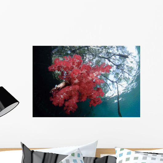 Soft Corals Growing Roots Wall Decal Design 1