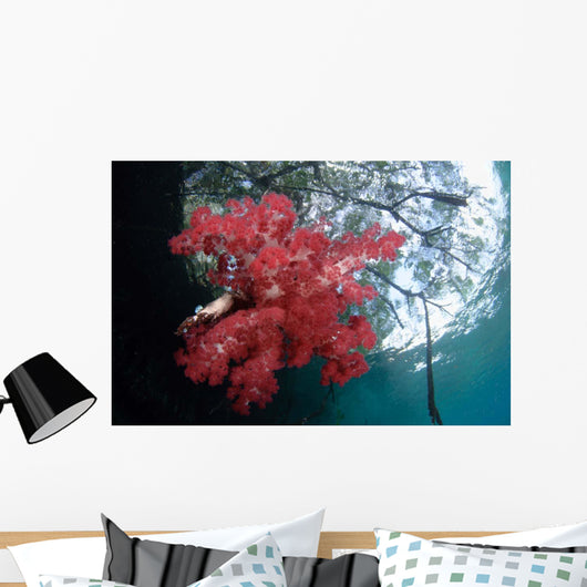 Soft Corals Growing Roots Wall Decal Design 1