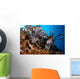 Two Lionfish Hunting Small Wall Decal Design 2