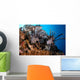 Two Lionfish Hunting Small Wall Decal Design 2