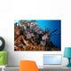 Two Lionfish Hunting Small Wall Decal Design 2