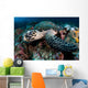 Hawksbill Sea Turtle Portrait Wall Decal Design 2