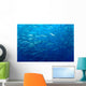 Schooling Chevron Barracuda Indonesia Wall Decal Design 1