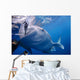 Whale Shark Feeds Surface Wall Decal Design 7