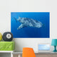 Single Whale Shark Swimming Wall Decal Design 4