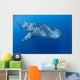 Single Whale Shark Swimming Wall Decal Design 4
