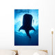 Whale Shark Silhouette Cenderawasih Wall Decal Design 2