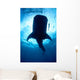Whale Shark Silhouette Cenderawasih Wall Decal Design 2
