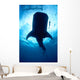 Whale Shark Silhouette Cenderawasih Wall Decal Design 2
