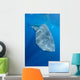Single Whale Shark Swimming Wall Decal Design 3