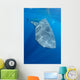 Single Whale Shark Swimming Wall Decal Design 3