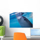 Whale Shark Feeds Surface Wall Decal Design 5