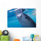 Whale Shark Feeds Surface Wall Decal Design 5