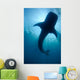Whale Shark Silhouette Cenderawasih Wall Decal Design 1