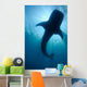 Whale Shark Silhouette Cenderawasih Wall Decal Design 1