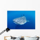 Single Whale Shark Swimming Wall Decal Design 1