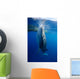 Whale Shark Feeds Surface Wall Decal Design 1