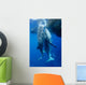 Two Whale Sharks Feeding Wall Decal Design 1