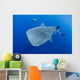 Diver Interacts with Whale Wall Decal Design 2