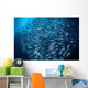 School Bigeye Trevally Swims Wall Decal
