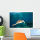Green Sea Turtle Swimming Wall Decal Design 6