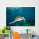 Green Sea Turtle Swimming Wall Decal Design 6
