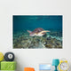 Green Sea Turtle Swimming Wall Decal Design 5