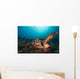 Green Sea Turtle Swimming Wall Decal Design 2