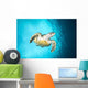 Hawksbill Turtle Descending from Wall Decal