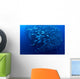 Diver Enters School Bigeye Wall Decal