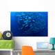 Diver Enters School Bigeye Wall Decal