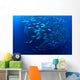 Diver Enters School Bigeye Wall Decal