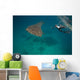 Researcher Taking Picture Whale Wall Decal