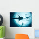 Underwater Photographer Enjoys Moment Wall Decal