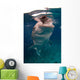 Whale Shark Feeding Bohol Wall Decal Design 4