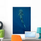 Whale Shark Swimming Deep Wall Decal Design 3