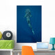 Whale Shark Swimming Deep Wall Decal Design 3