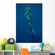 Whale Shark Swimming Deep Wall Decal Design 3