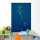 Whale Shark Swimming Deep Wall Decal Design 3