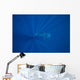 Whale Shark Swimming Deep Wall Decal Design 1