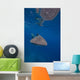 Whale Shark Swimming Blue Wall Decal Design 13