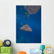 Whale Shark Swimming Blue Wall Decal Design 13