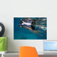 Researcher Collecting Copepods from Wall Decal