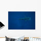 Whale Shark Swimming Blue Wall Decal Design 12