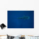 Whale Shark Swimming Blue Wall Decal Design 12
