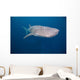 Whale Shark Swimming Blue Wall Decal Design 10