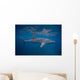 Whale Shark Swimming Blue Wall Decal Design 9