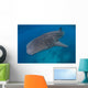 Whale Shark Swimming Blue Wall Decal Design 8