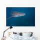 Whale Shark Swimming Blue Wall Decal Design 7